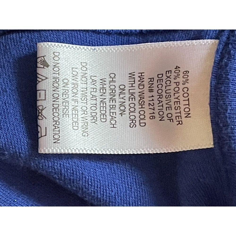 NWOT Quacker Factory 1XL‎ Blue Tank And Attached Sequined Cardigan - Picture 6 of 6